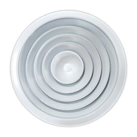 ESTANDAR Difusor circular blanco 10¨