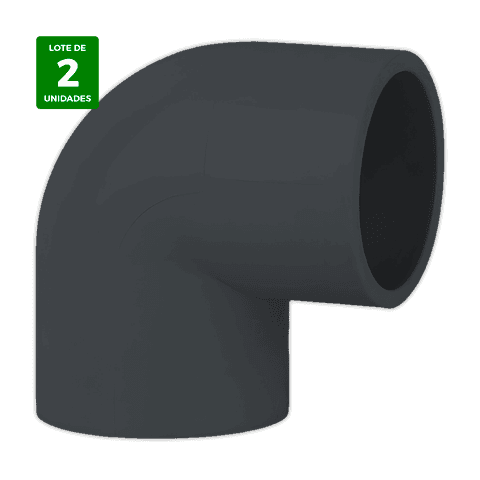 ESTANDAR Codo desagüe PVC 90° Ø 20 mm gris