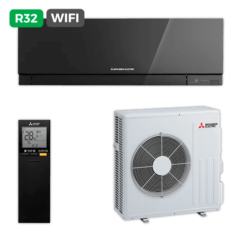 MITSUBISHI ELECTRIC MITSUBISHI SPLIT MSZ-EF50VGKB Negro