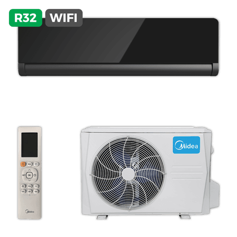 MIDEA SPLIT PURE GLASS-35 Negro