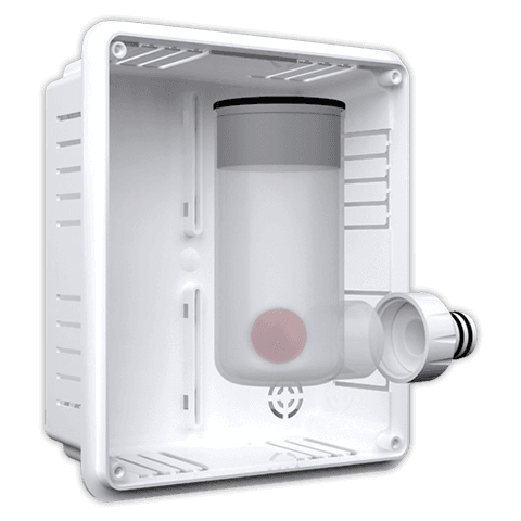 VECAMCO Sifon Seco para Desagüe MINI con Caja