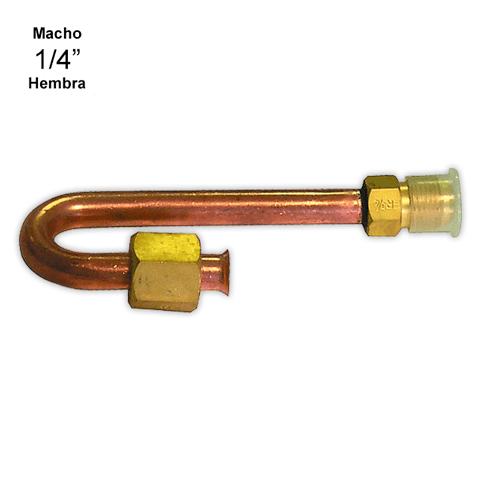 ESTANDAR Union 180° SAE M/H 1/4¨