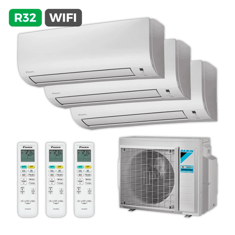 DAIKIN SPLITx3 SENSIRA KIT 3MXF52F1