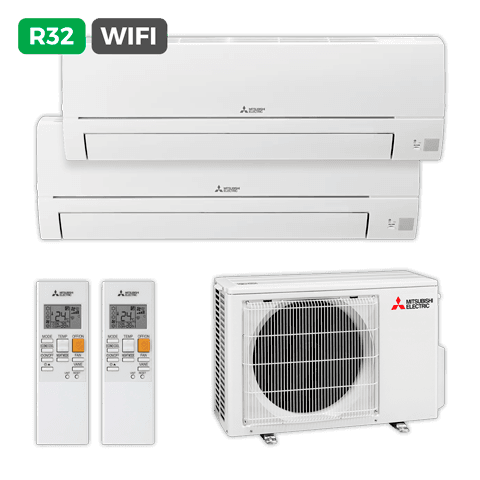 MITSUBISHI ELECTRIC MITSUBISHI SPLITx2 MXZ-HR2525E40VFK