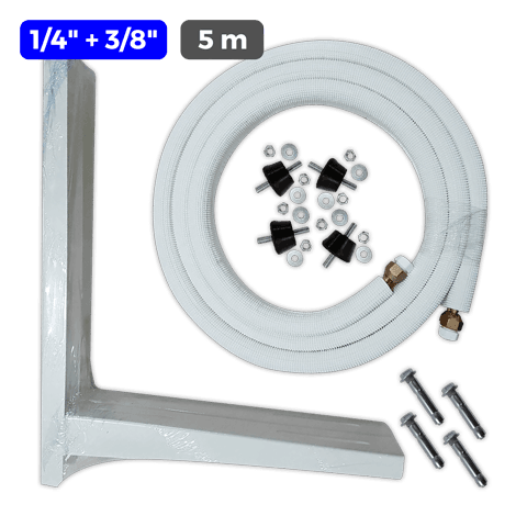 ESTANDAR Tubo cobre aislado 1/4¨+ 3/8¨ x 0,80 mm