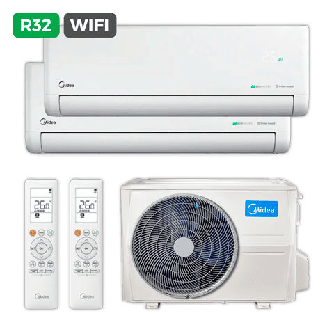 MIDEA SPLITx2 SOLUNAR 25-25/M2O-14