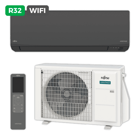 FUJITSU SPLIT ASY40-KJ Negro